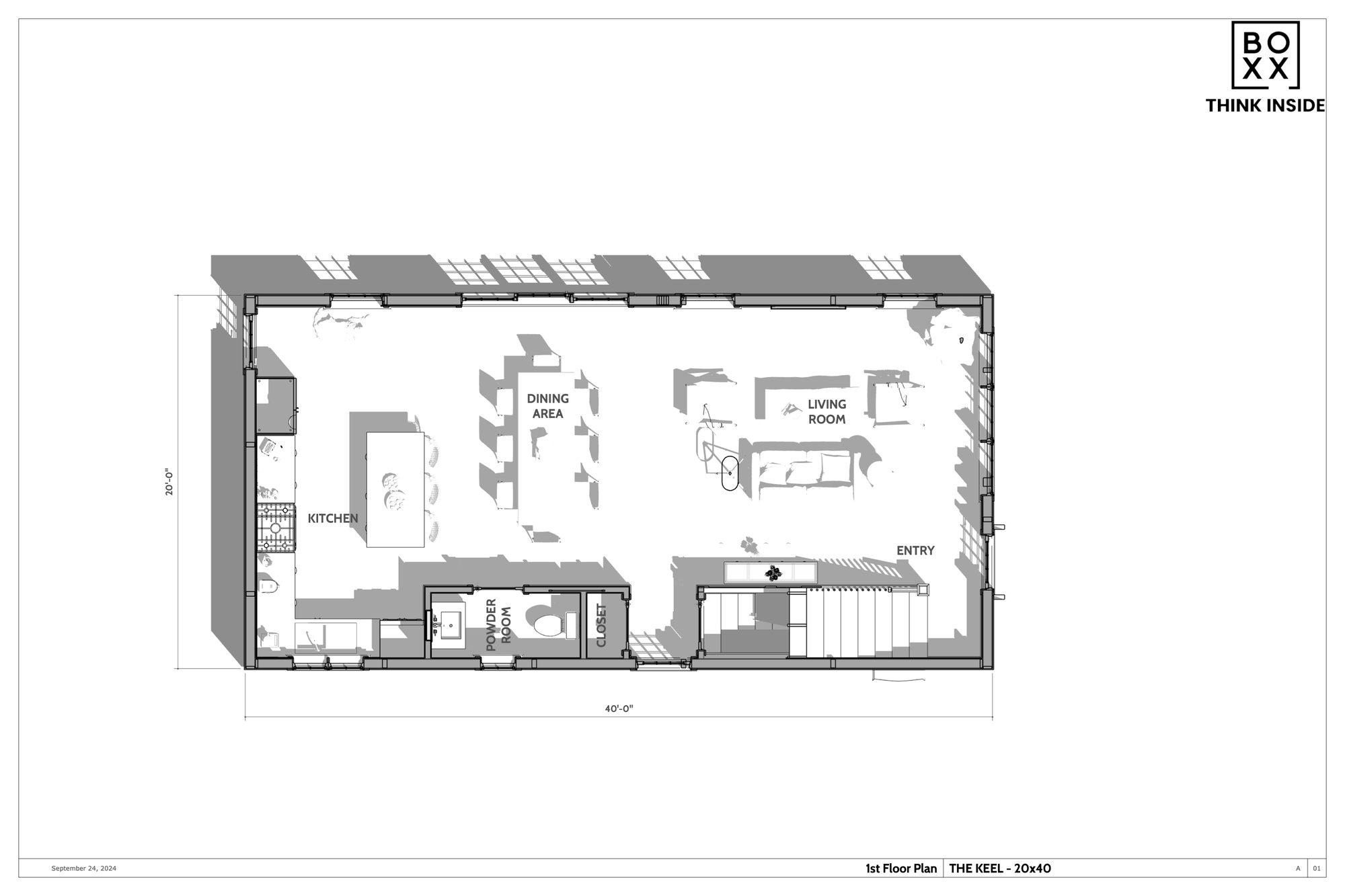 The Keel — first floor plan