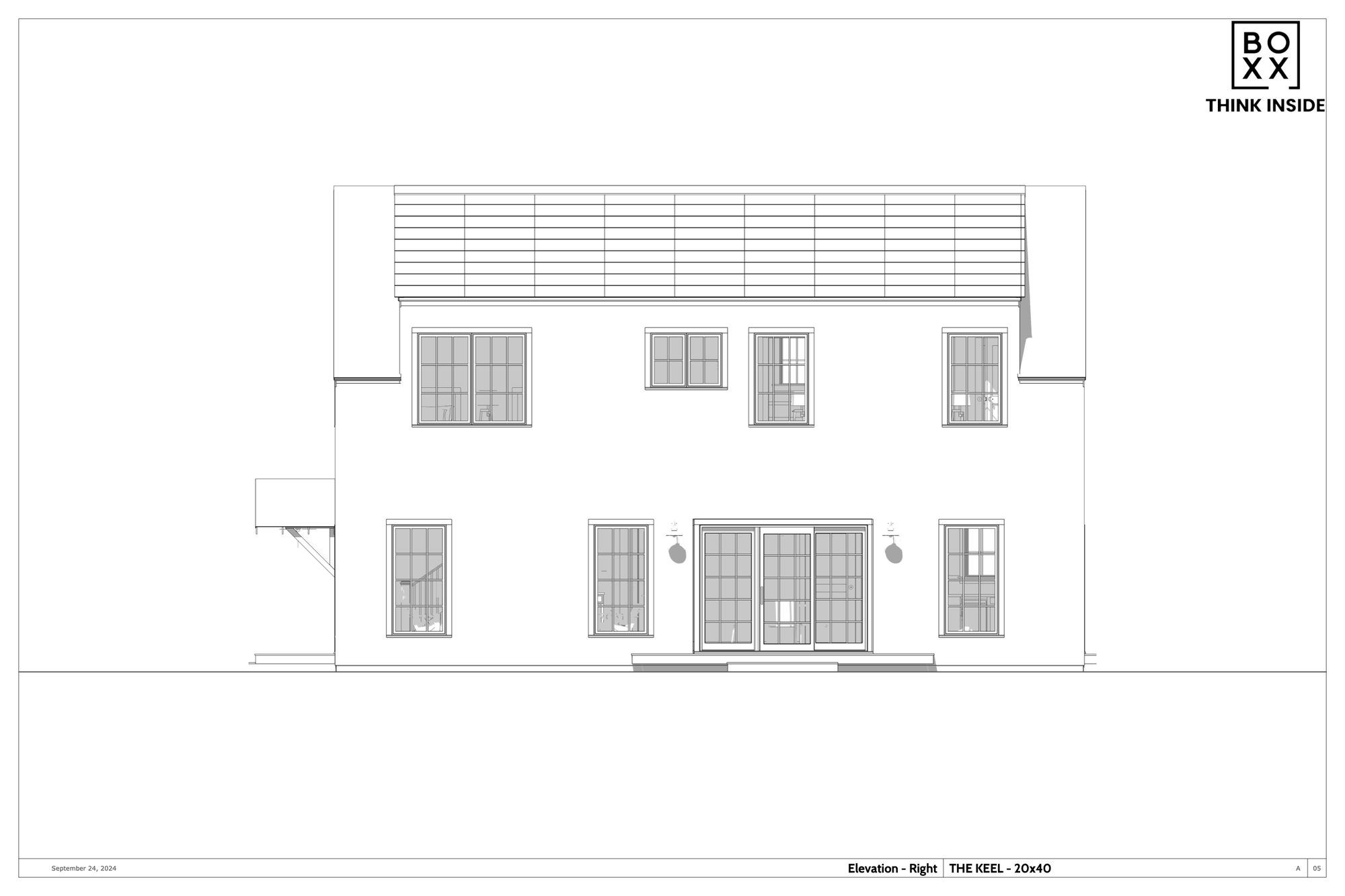 The Keel — right elevation