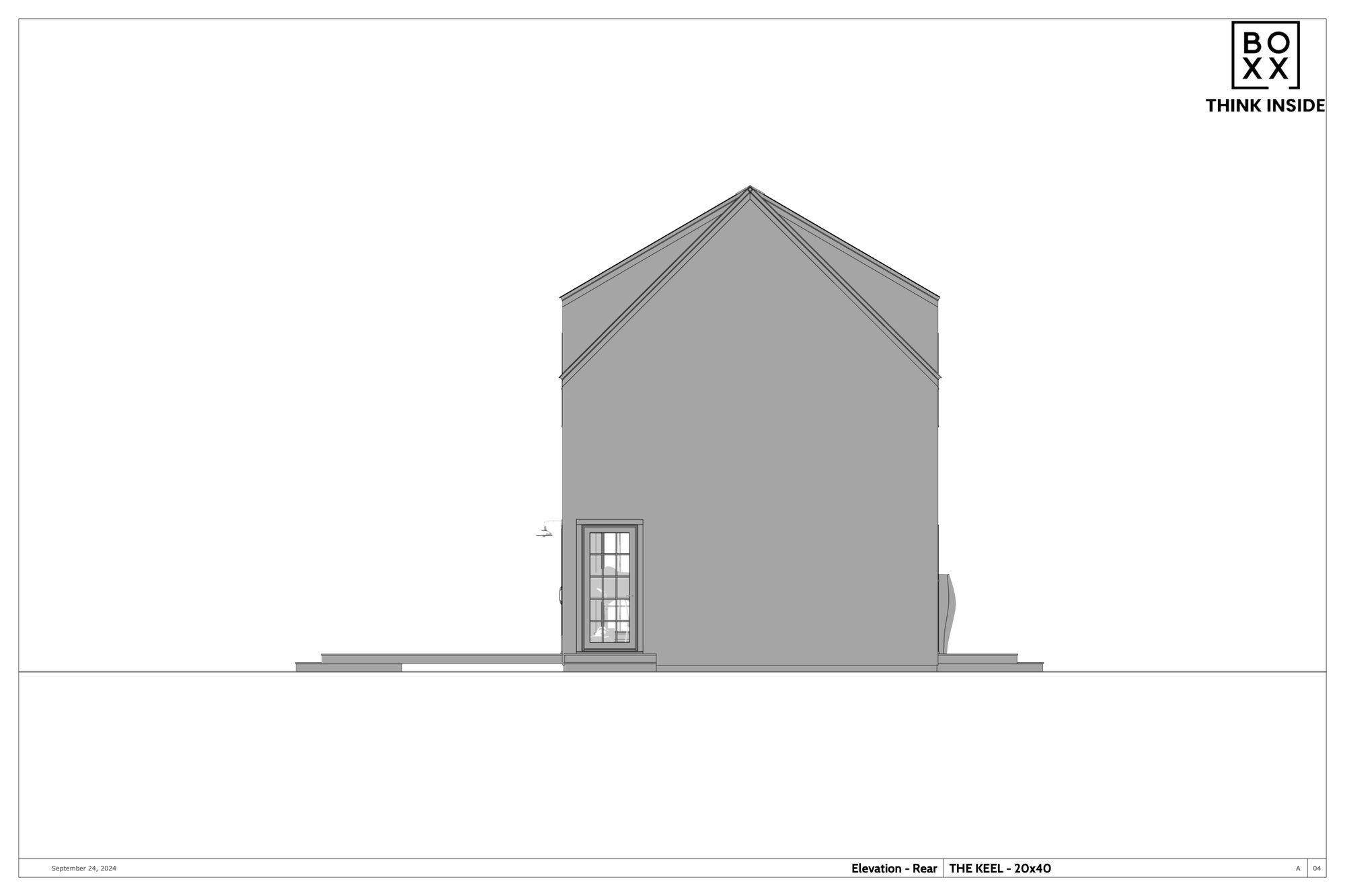 The Keel — rear elevation