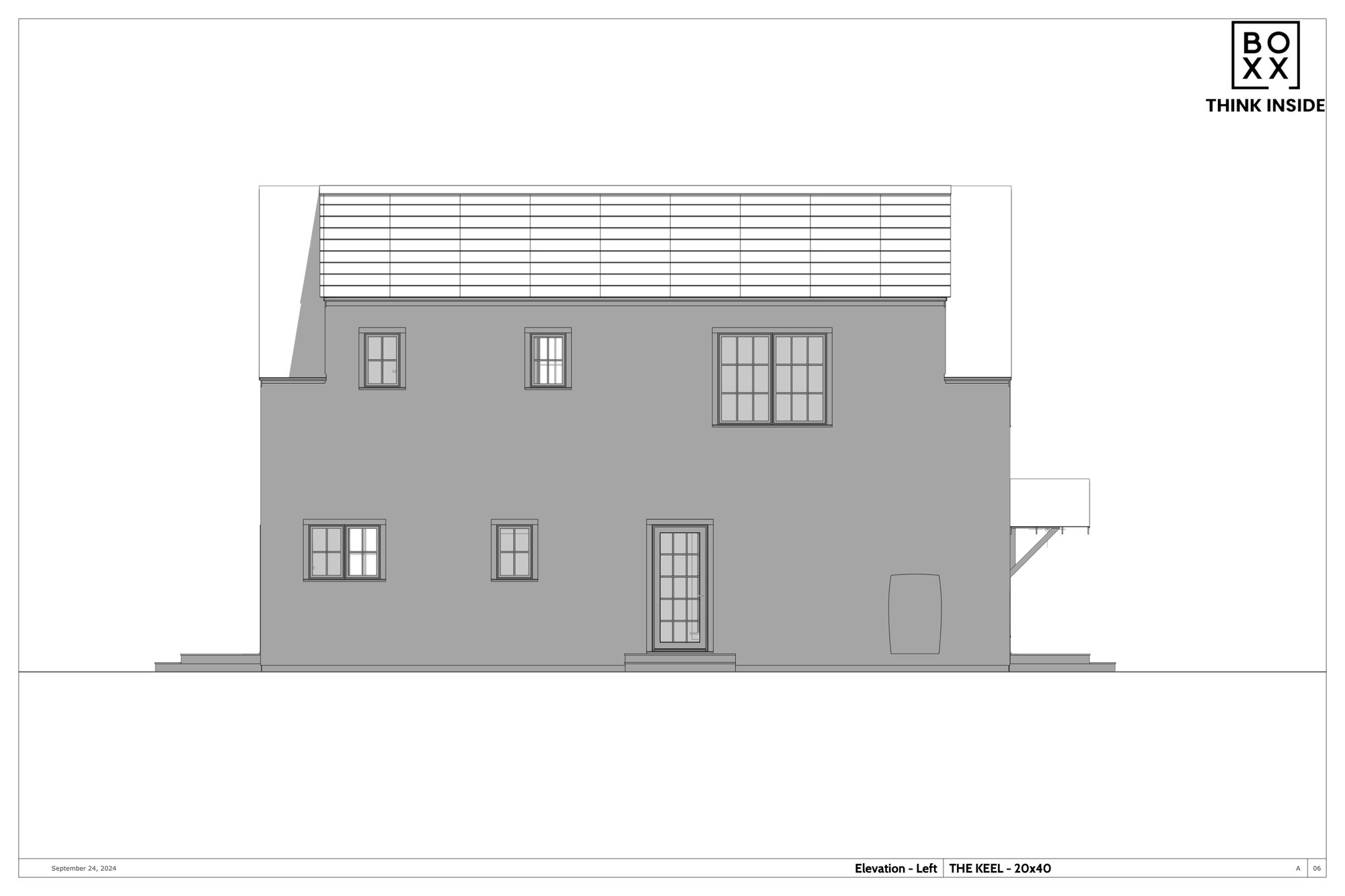 The Keel — left elevation