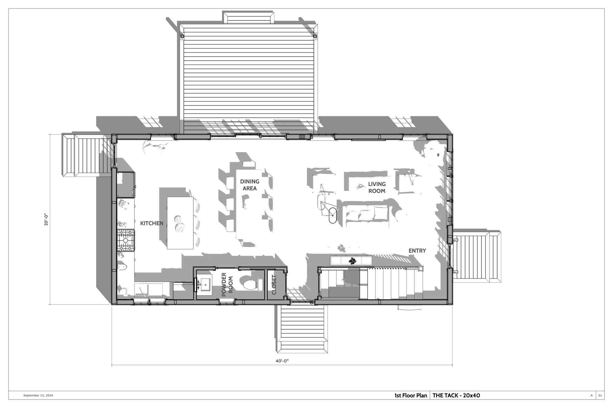 The Tack — first floor plan