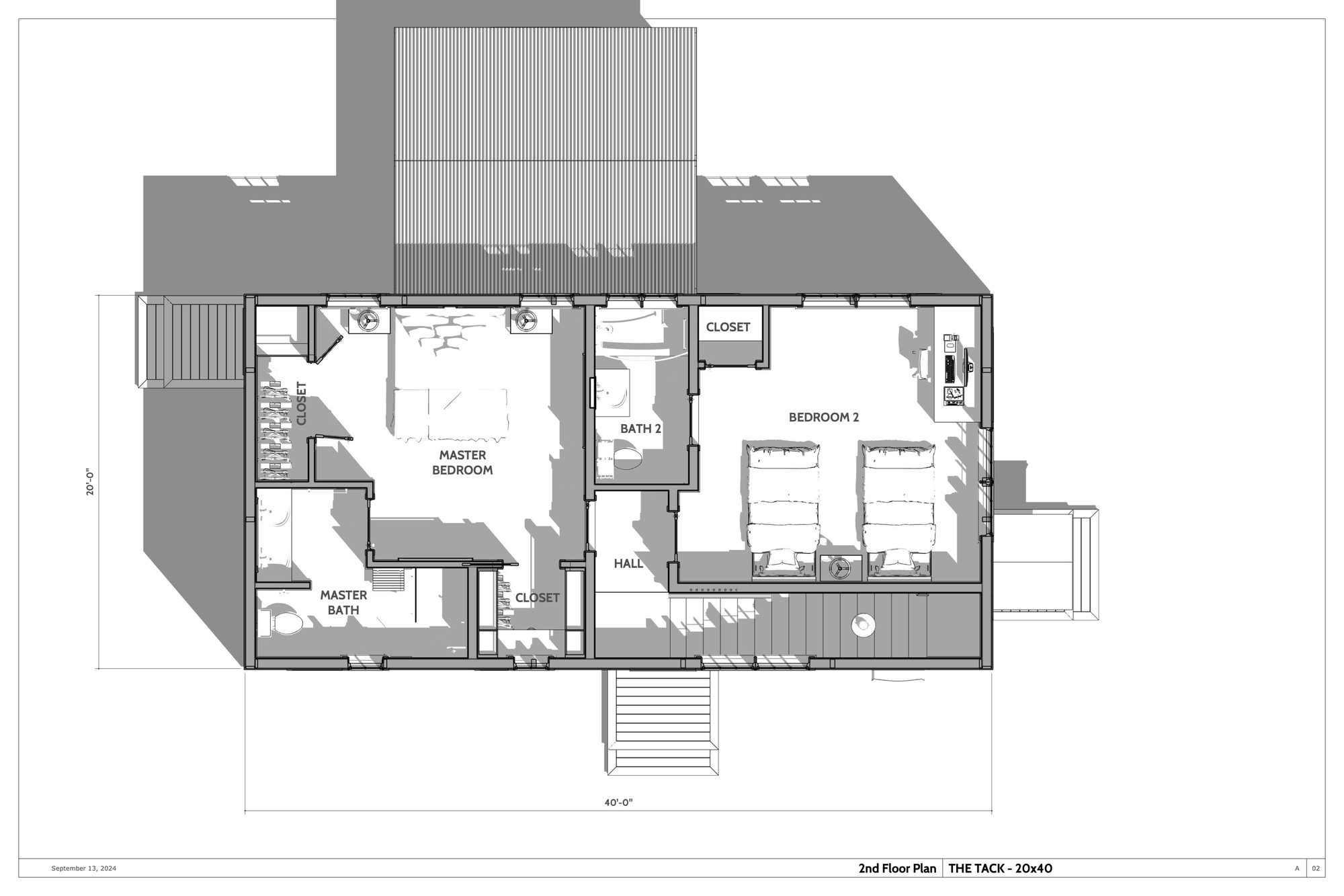 The Tack — second floor plan