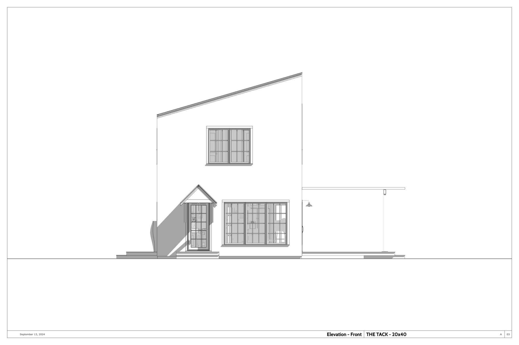 The Tack — front elevation